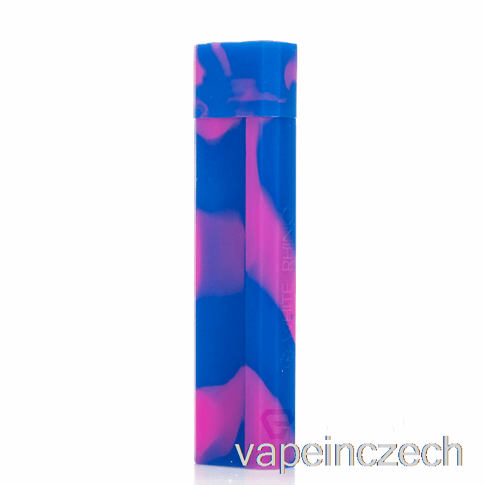 Bílé Rhino Silikonové Tupé Pero [pyrex] Fialové Modré Vape Pero